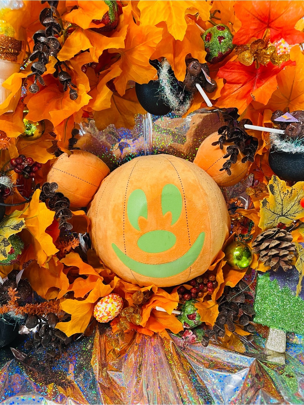 Mickey Pumpkin Wreath
